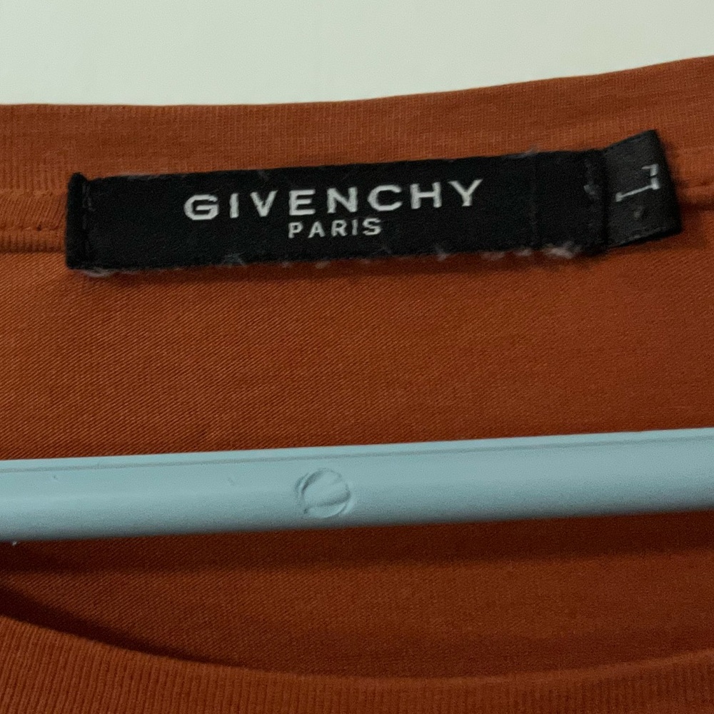 Givenchy Paris long sleeve orange t shirt size large womens - Picture 7 of 13